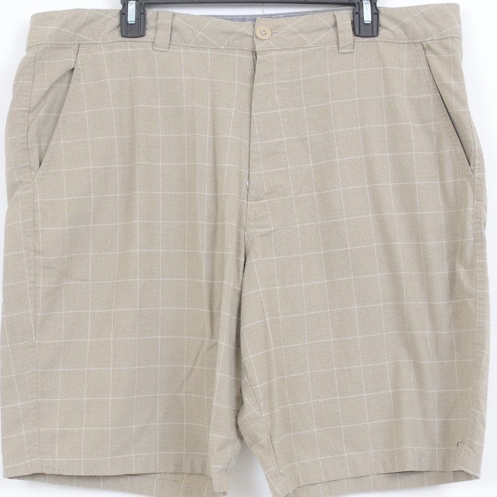O'Neill‎ Men's Checkered Plaid Shorts Pockets Size 38 Golfing Vacation Summer